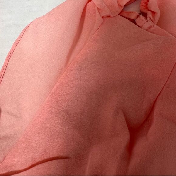 *spots* NWT Revolve x LPA Ruffle Neckline Maxi in Blush | Size L - Picture 16 of 16